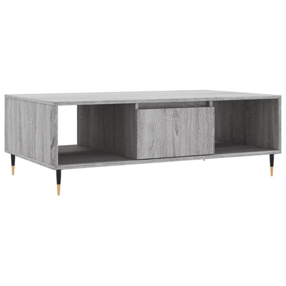 Salontafel 04X60X35 Cm Bewerkt Hout Grijs sonoma