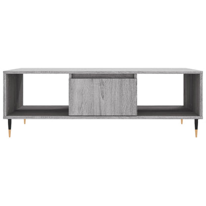 Salontafel 04X60X35 Cm Bewerkt Hout Grijs sonoma