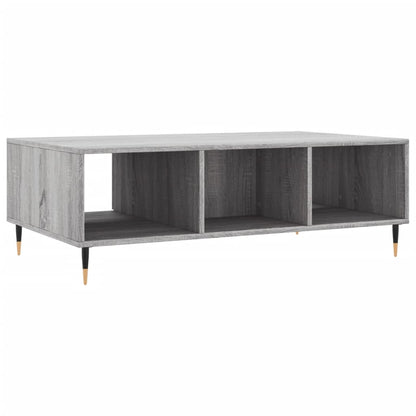 Salontafel 04X60X35 Cm Bewerkt Hout Grijs sonoma