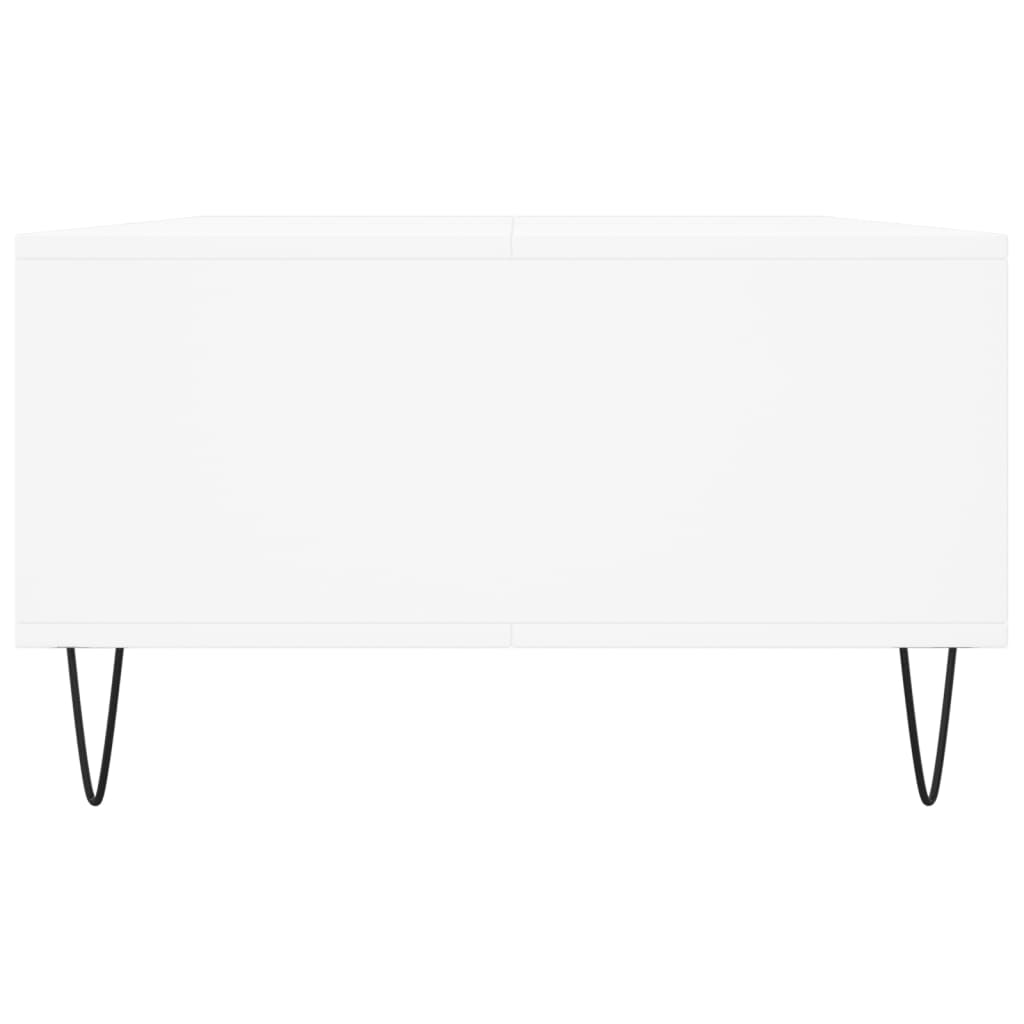 Salontafel 04X60X35 Cm Bewerkt Hout Wit