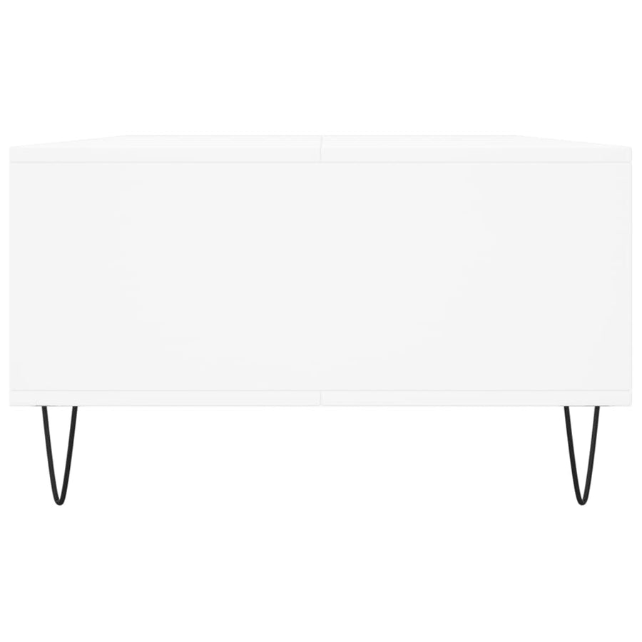 Salontafel 04X60X35 Cm Bewerkt Hout Wit
