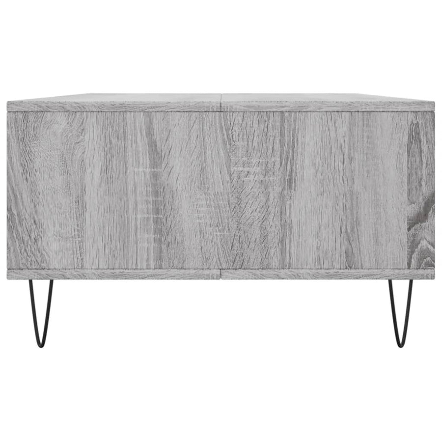 Salontafel 04X60X35 Cm Bewerkt Hout Grijs sonoma