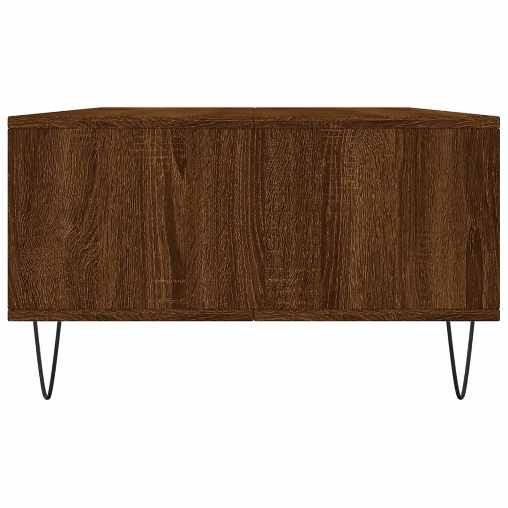 Salontafel 04X60X35 Cm Bewerkt Hout Bruineiken
