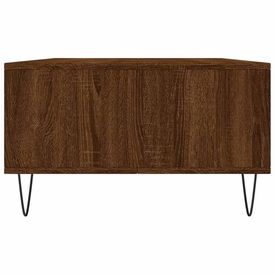 Salontafel 04X60X35 Cm Bewerkt Hout Bruineiken