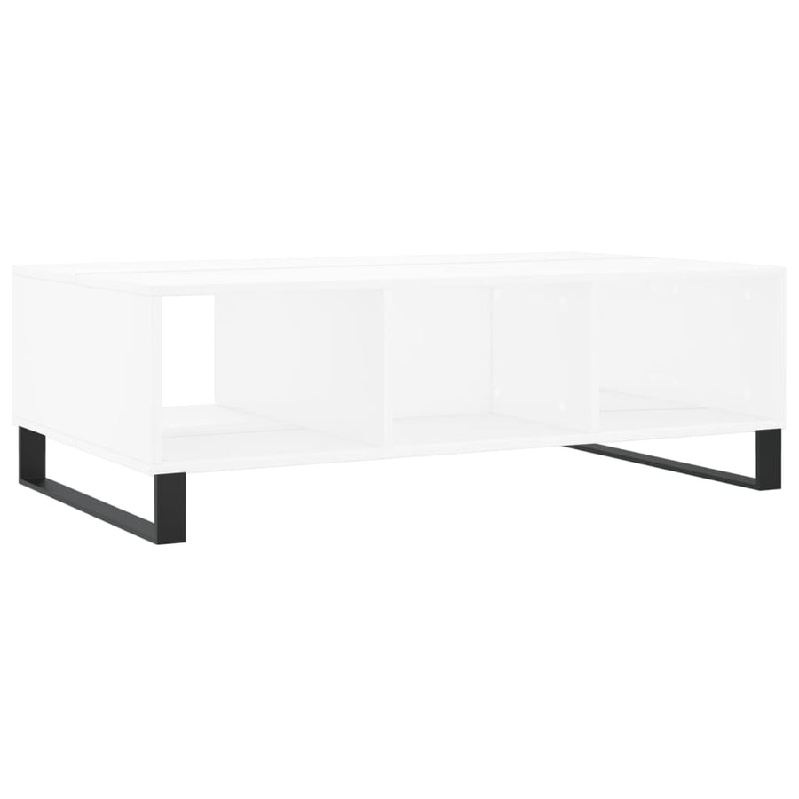 Salontafel 04X60X35 Cm Bewerkt Hout Wit