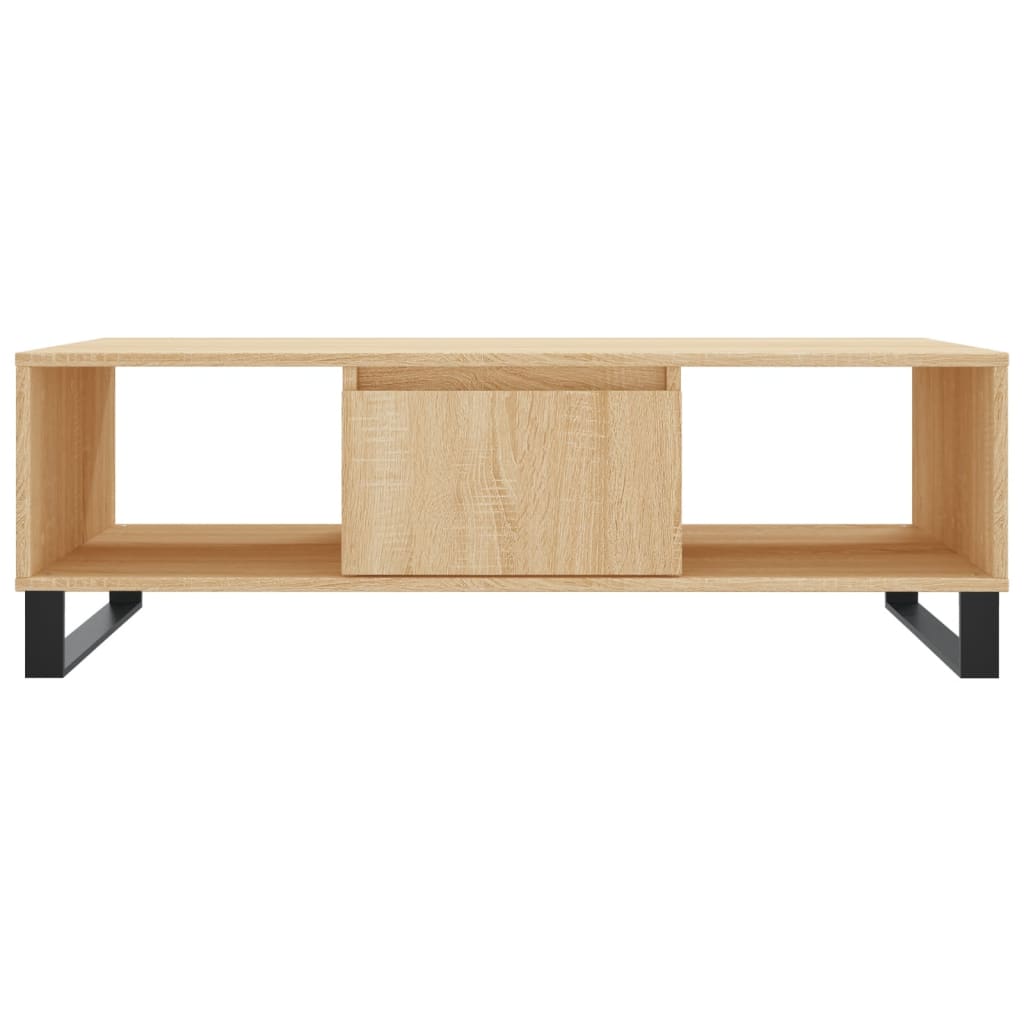 Salontafel 04X60X35 Cm Bewerkt Hout Kleurig Sonoma eiken