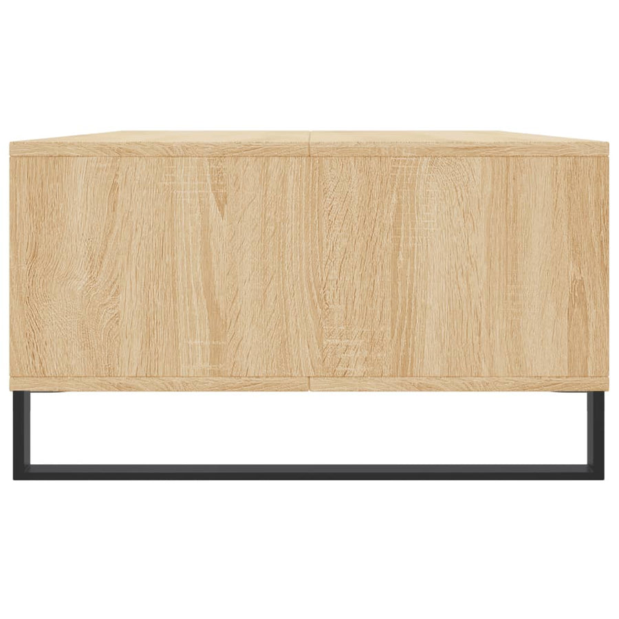 Salontafel 04X60X35 Cm Bewerkt Hout Kleurig Sonoma eiken