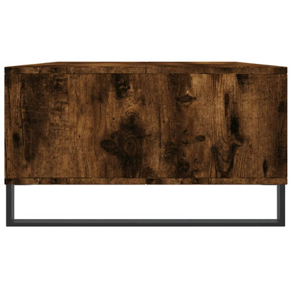Salontafel 04X60X35 Cm Bewerkt Hout Kleurig Gerookt eiken
