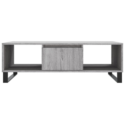 Salontafel 04X60X35 Cm Bewerkt Hout Grijs sonoma