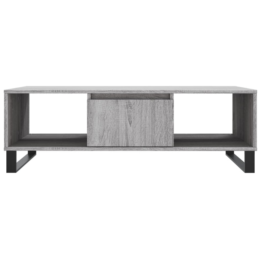 Salontafel 04X60X35 Cm Bewerkt Hout Grijs sonoma