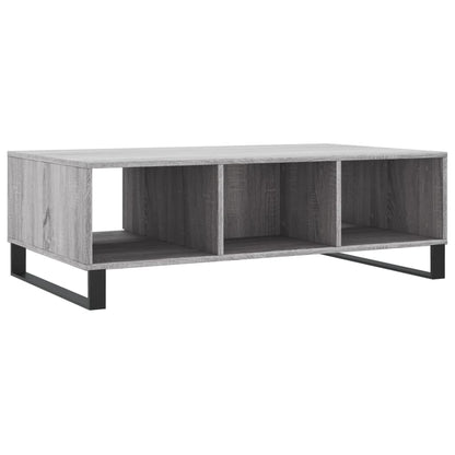 Salontafel 04X60X35 Cm Bewerkt Hout Grijs sonoma