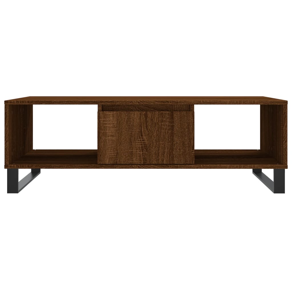 Salontafel 04X60X35 Cm Bewerkt Hout Bruineiken