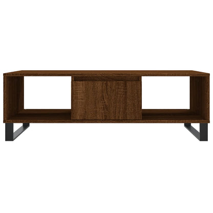 Salontafel 04X60X35 Cm Bewerkt Hout Bruineiken