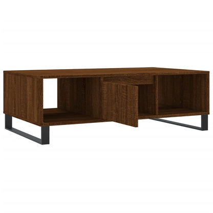 Salontafel 04X60X35 Cm Bewerkt Hout Bruineiken