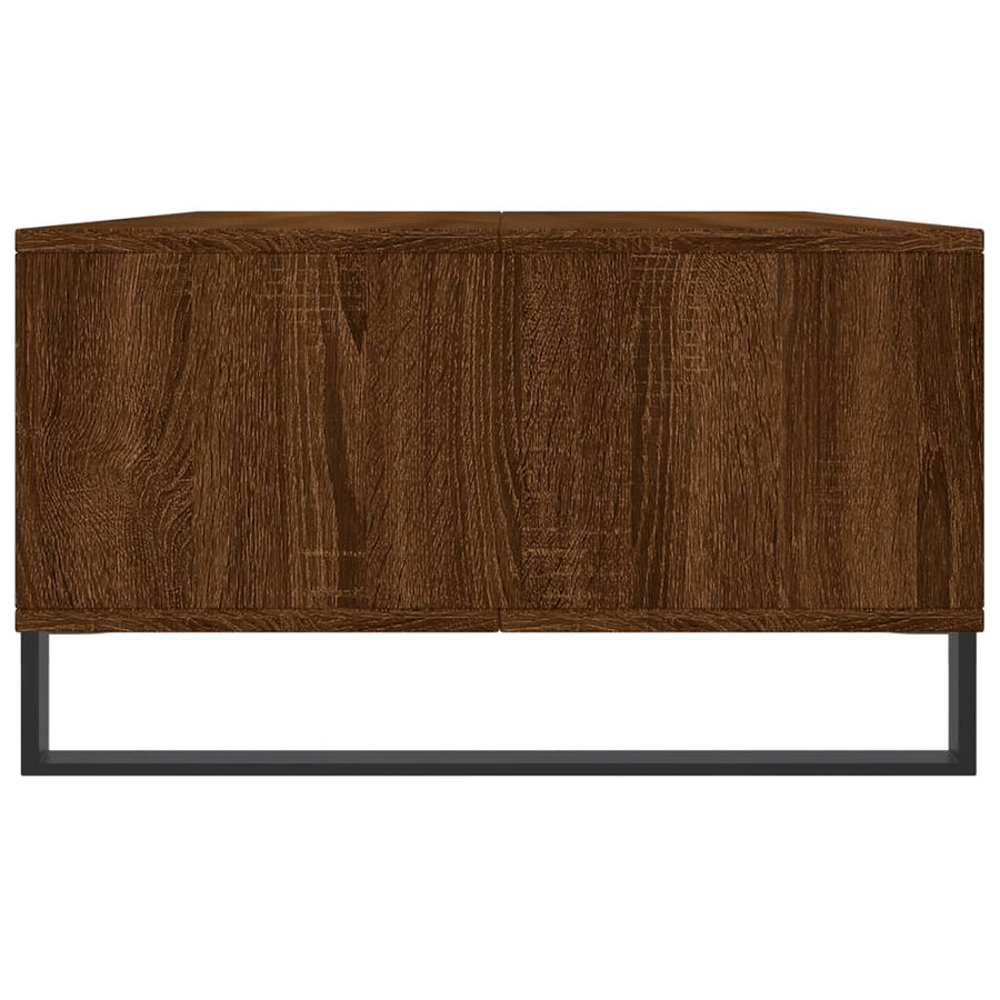 Salontafel 04X60X35 Cm Bewerkt Hout Bruineiken