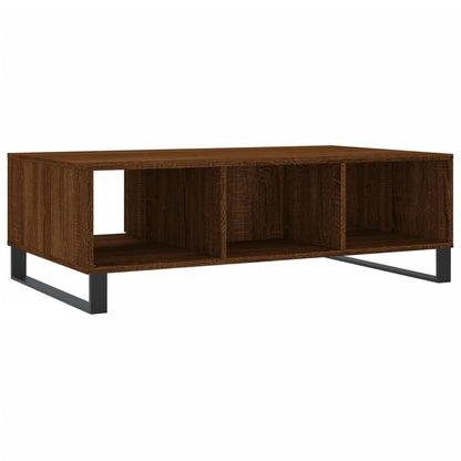 Salontafel 04X60X35 Cm Bewerkt Hout Bruineiken