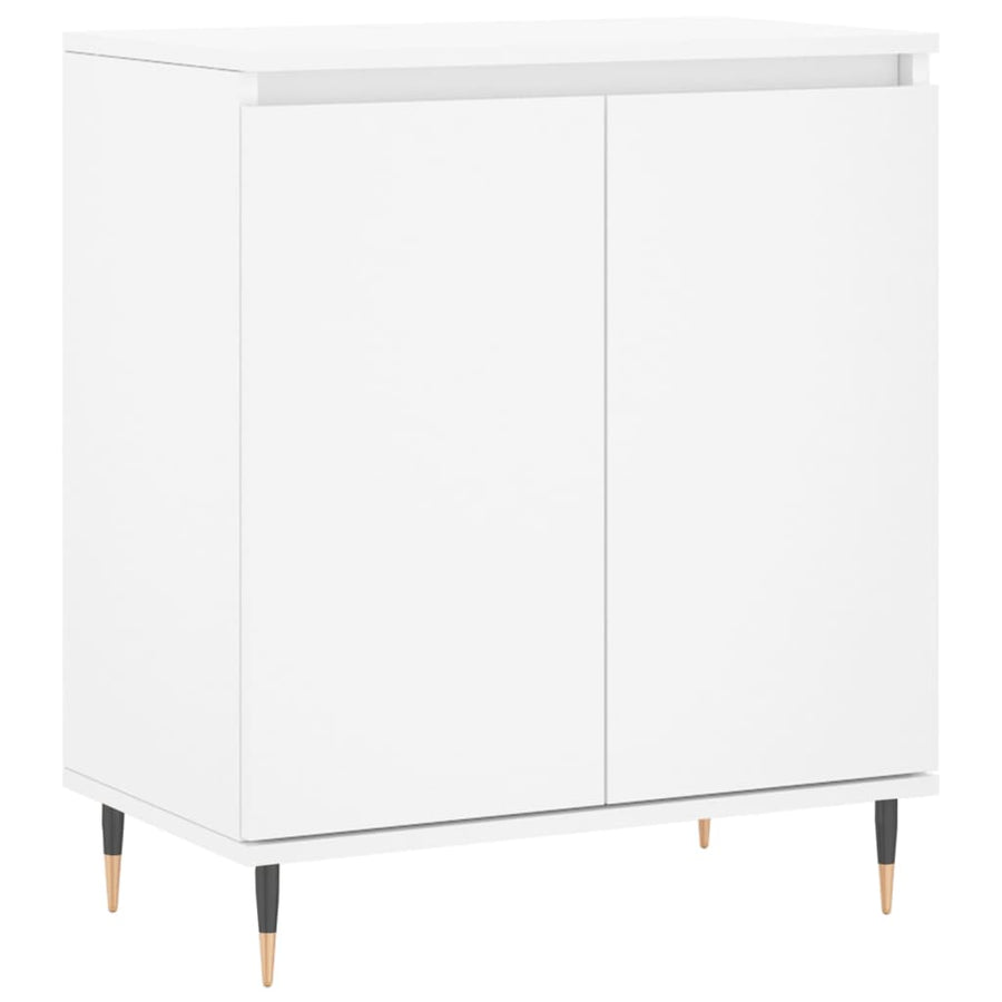 Dressoir 60X35X70 Cm Bewerkt Hout Wit