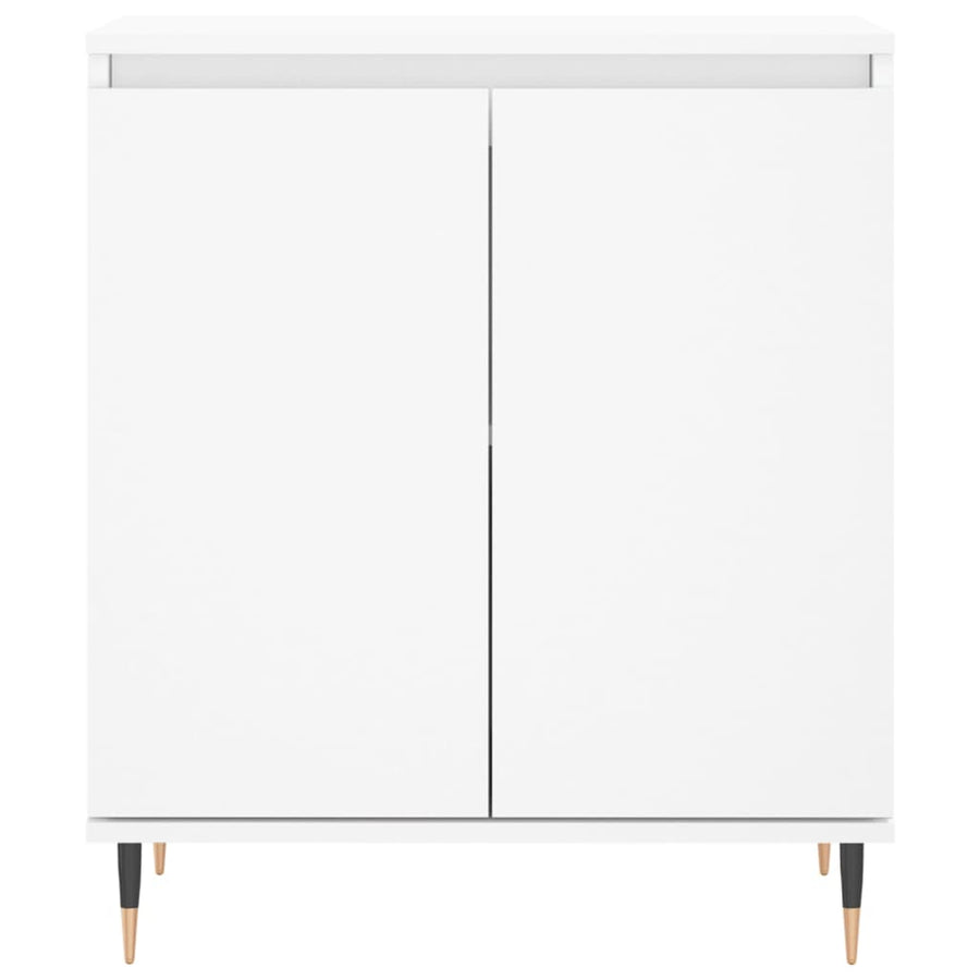 Dressoir 60X35X70 Cm Bewerkt Hout Wit