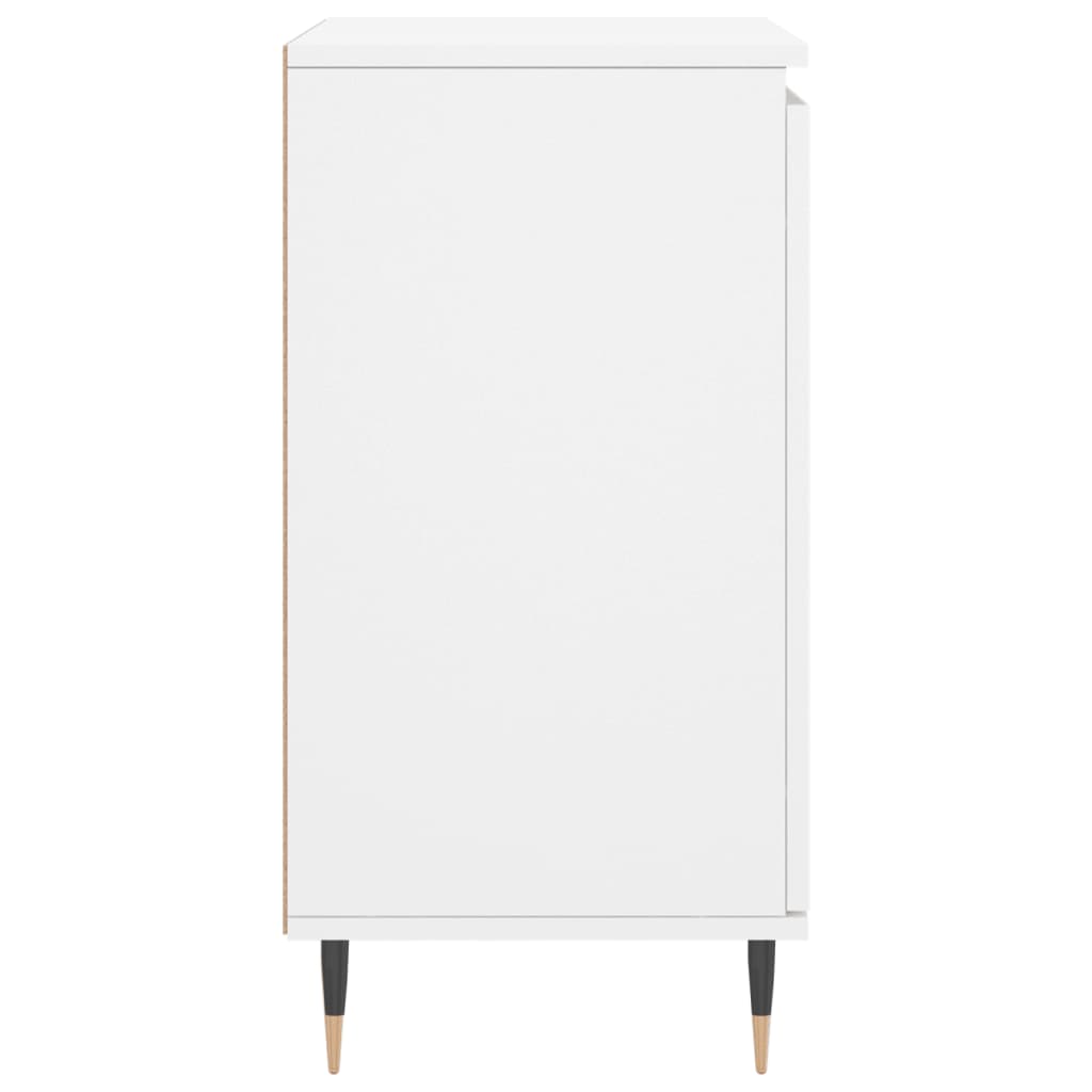 Dressoir 60X35X70 Cm Bewerkt Hout Wit