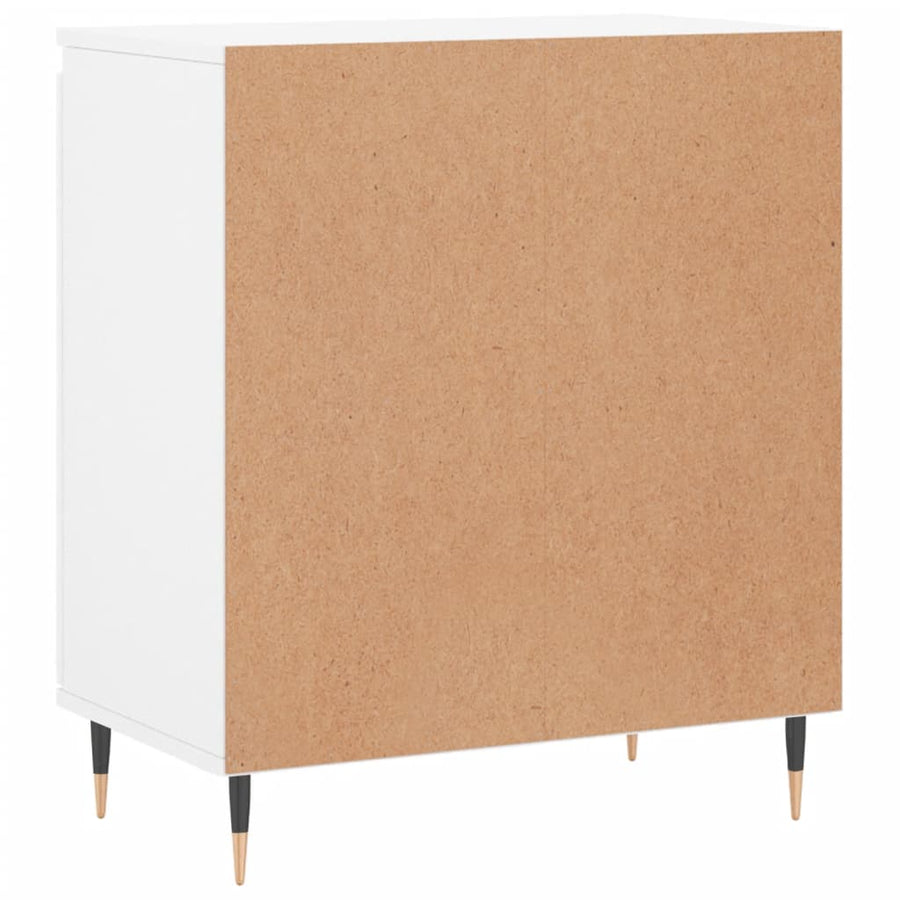 Dressoir 60X35X70 Cm Bewerkt Hout Wit