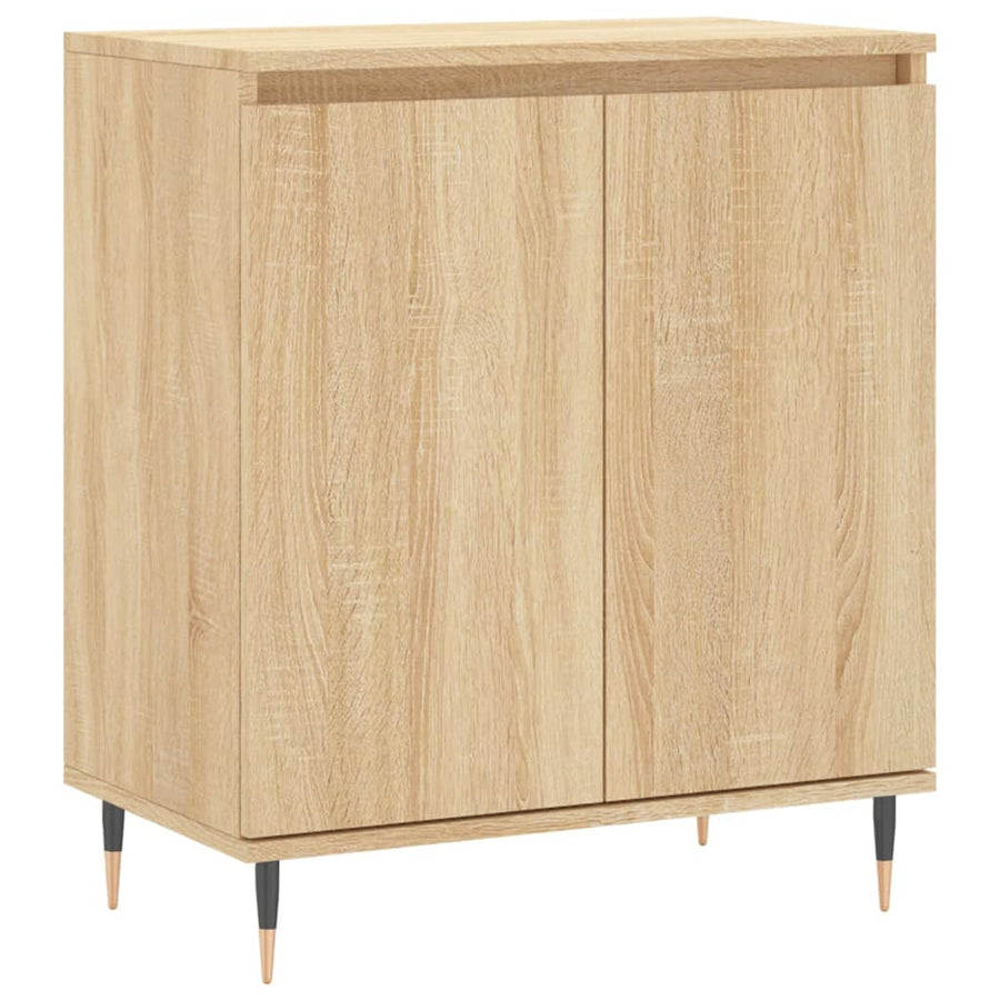 Dressoir 60x35x70 cm bewerkt hout sonoma eikenkleurig