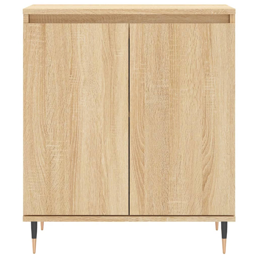 Dressoir 60x35x70 cm bewerkt hout sonoma eikenkleurig