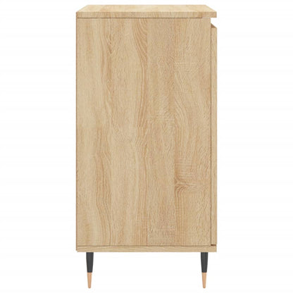 Dressoir 60x35x70 cm bewerkt hout sonoma eikenkleurig