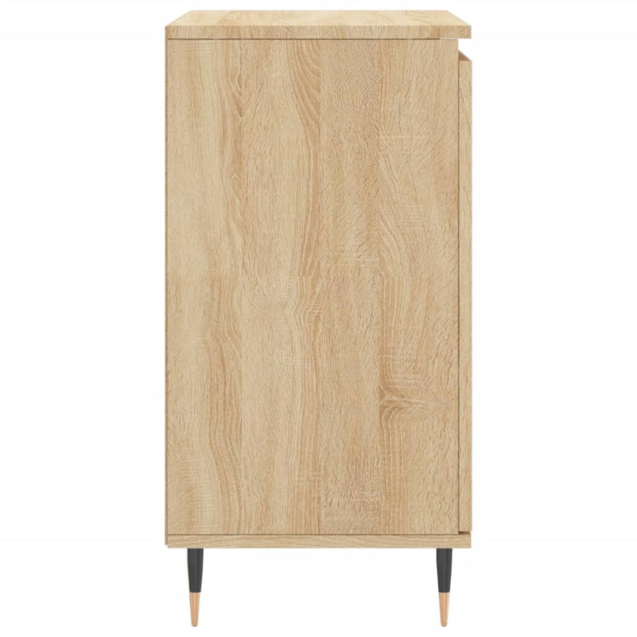 Dressoir 60x35x70 cm bewerkt hout sonoma eikenkleurig