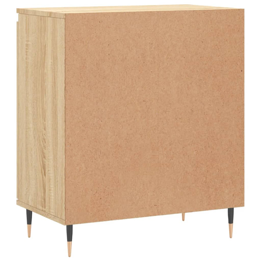 Dressoir 60x35x70 cm bewerkt hout sonoma eikenkleurig