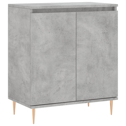Dressoir 60X35X70 Cm Bewerkt Hout Betongrijs