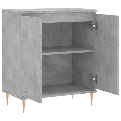 Dressoir 60X35X70 Cm Bewerkt Hout Betongrijs