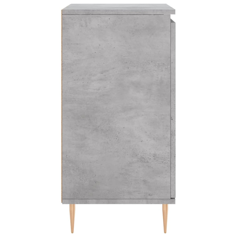 Dressoir 60X35X70 Cm Bewerkt Hout Betongrijs