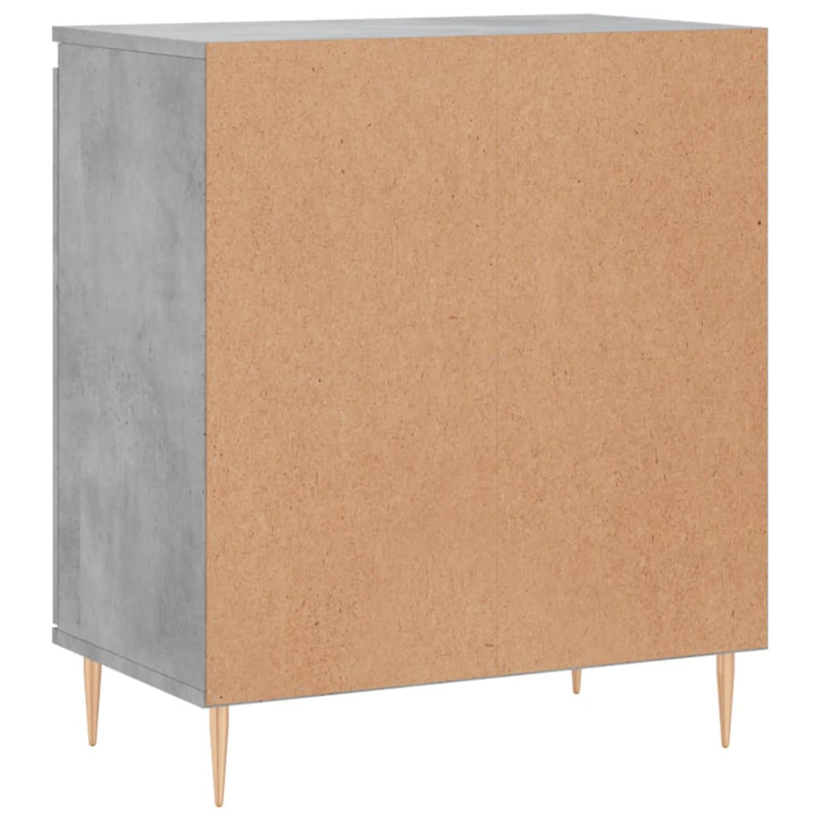 Dressoir 60X35X70 Cm Bewerkt Hout Betongrijs