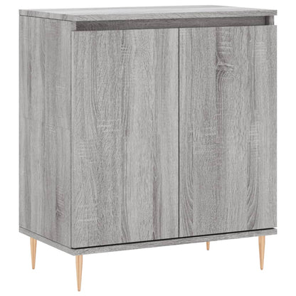 Dressoir 60X30X75 Cm Bewerkt Hout Grijs Sonoma Eikenkleurig