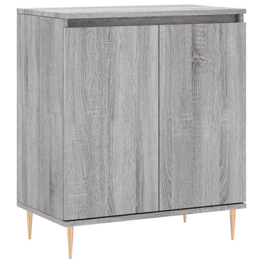 Dressoir 60X30X75 Cm Bewerkt Hout Grijs Sonoma Eikenkleurig