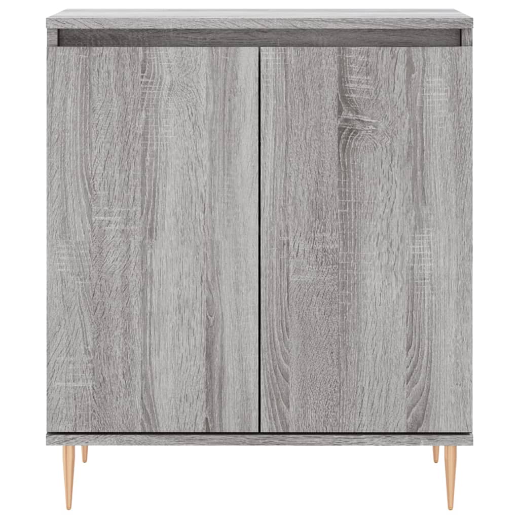 Dressoir 60X30X75 Cm Bewerkt Hout Grijs Sonoma Eikenkleurig