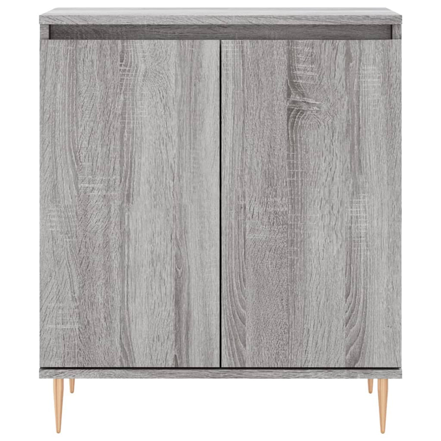 Dressoir 60X30X75 Cm Bewerkt Hout Grijs Sonoma Eikenkleurig
