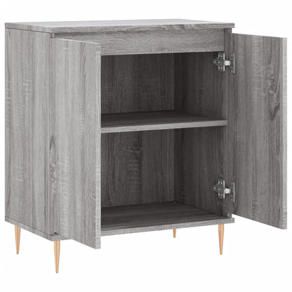 Dressoir 60X30X75 Cm Bewerkt Hout Grijs Sonoma Eikenkleurig