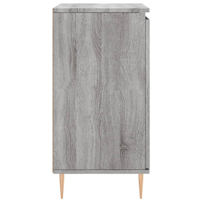 Dressoir 60X30X75 Cm Bewerkt Hout Grijs Sonoma Eikenkleurig