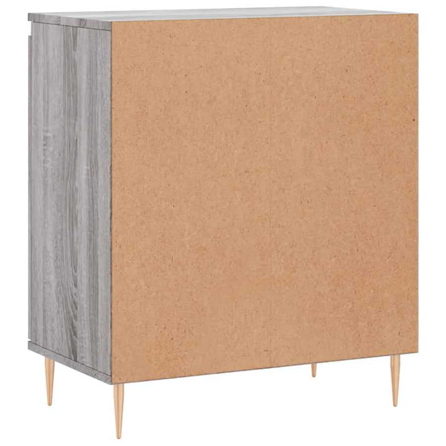 Dressoir 60X30X75 Cm Bewerkt Hout Grijs Sonoma Eikenkleurig