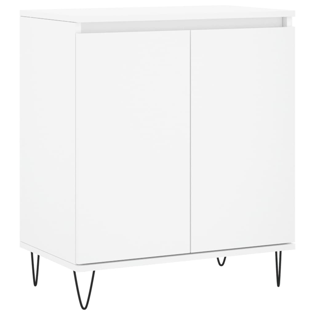 Dressoir 60X35X70 Cm Bewerkt Hout Wit