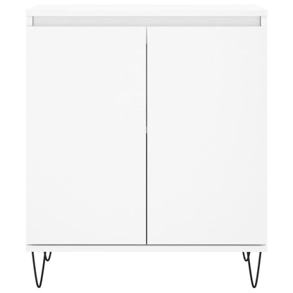 Dressoir 60X35X70 Cm Bewerkt Hout Wit