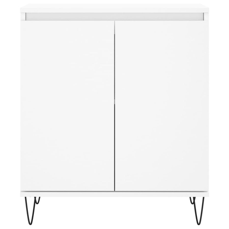 Dressoir 60X35X70 Cm Bewerkt Hout Wit