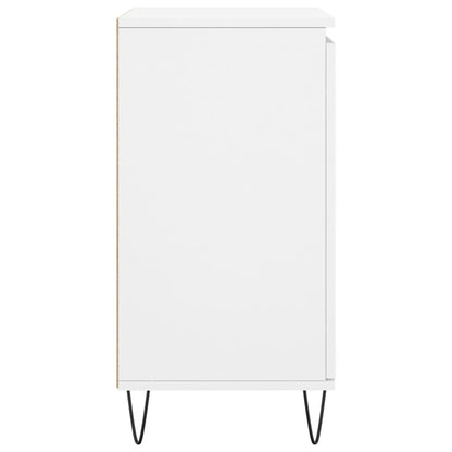 Dressoir 60X35X70 Cm Bewerkt Hout Wit