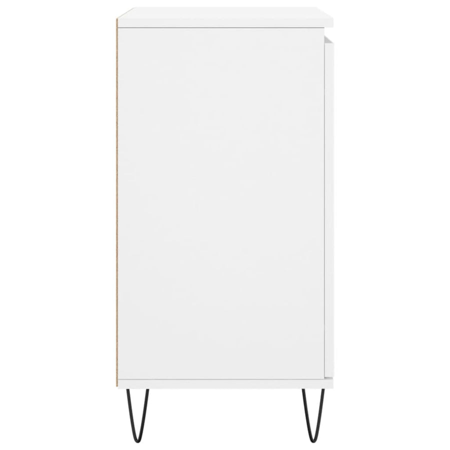 Dressoir 60X35X70 Cm Bewerkt Hout Wit