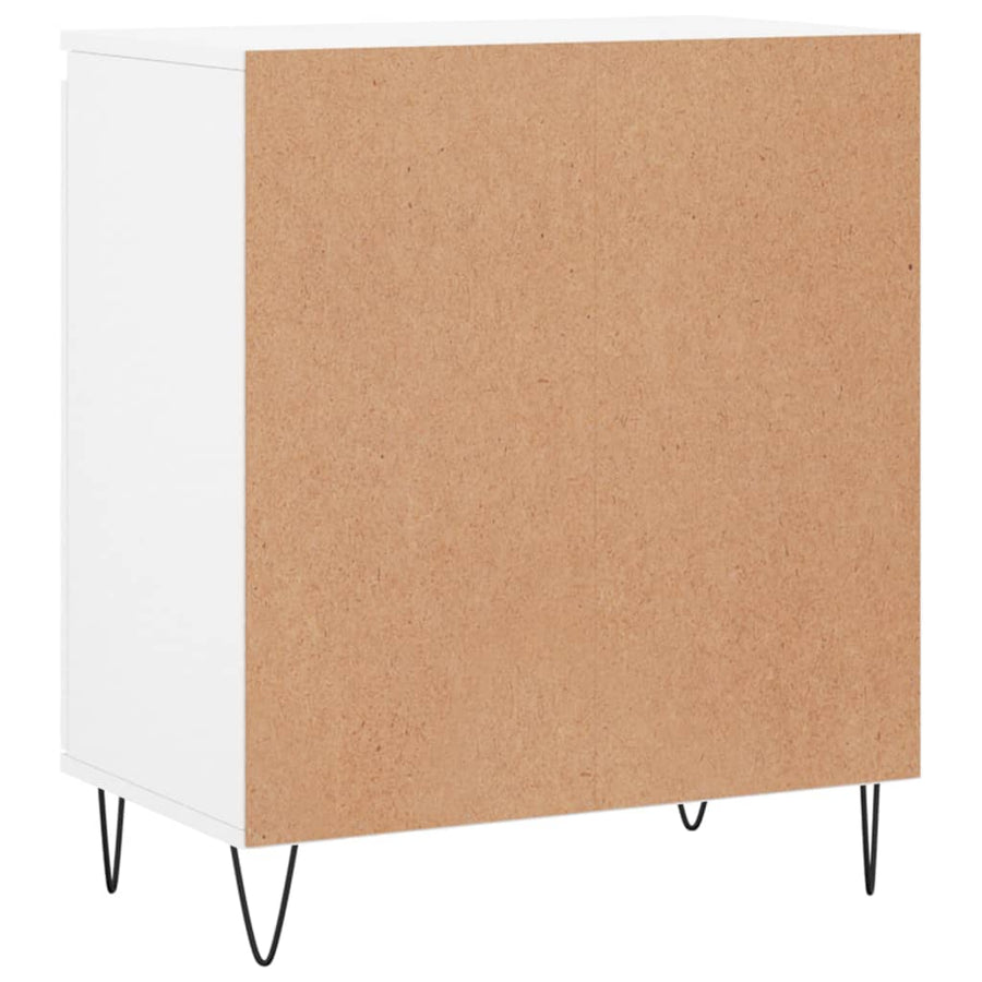 Dressoir 60X35X70 Cm Bewerkt Hout Wit