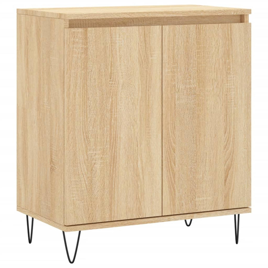 Dressoir 60X35X70 Cm Bewerkt Hout Sonoma Eikenkleurig