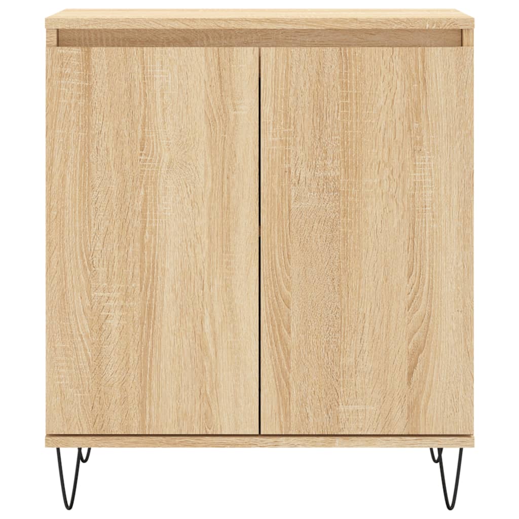 Dressoir 60X35X70 Cm Bewerkt Hout Sonoma Eikenkleurig