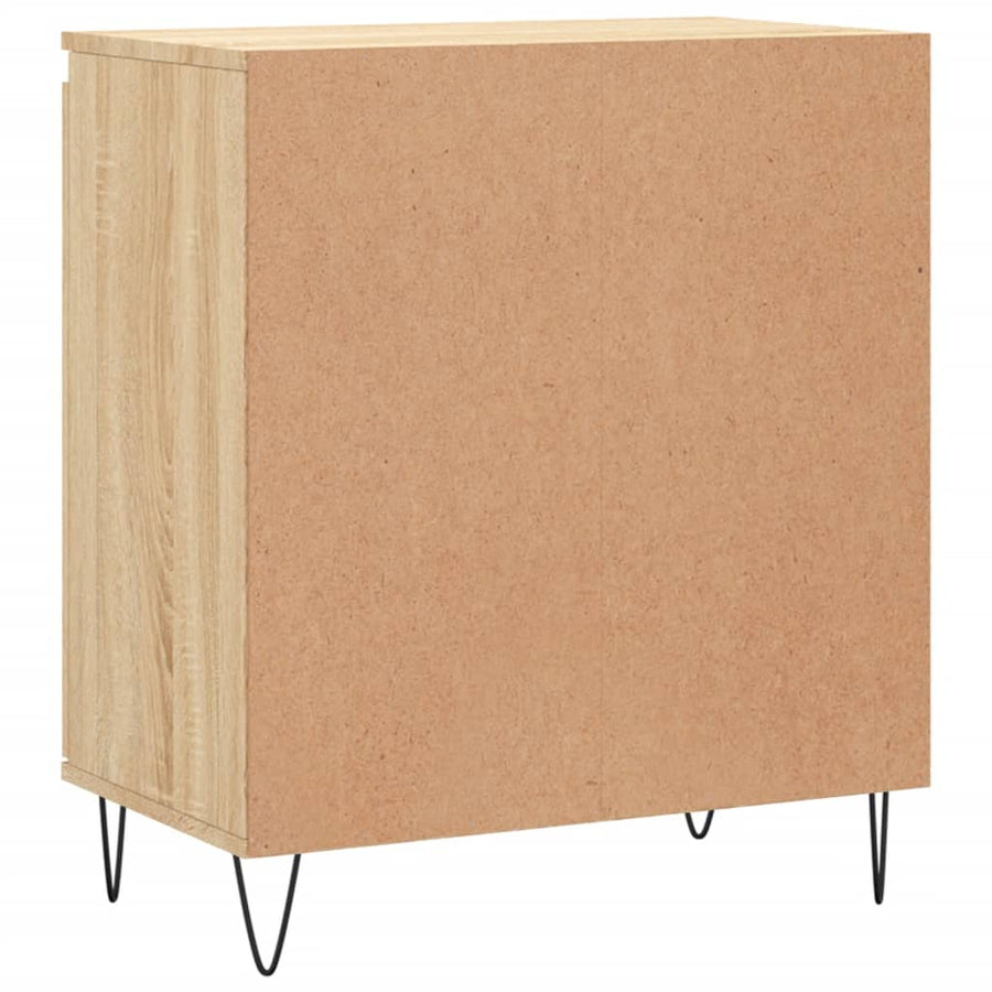 Dressoir 60X35X70 Cm Bewerkt Hout Sonoma Eikenkleurig