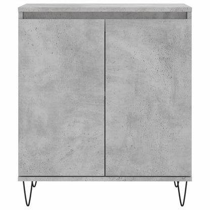 Dressoir 60X35X70 Cm Bewerkt Hout Betongrijs